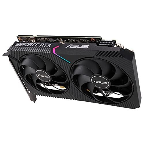 ASUS pci_e_x4 Dual GeForce RTX 3060 V2 OC Edition 12GB GDDR6 with Two Powerful Axial-tech Fans LHR Graphics Card (DUAL-RTX3060-O12G-V2)