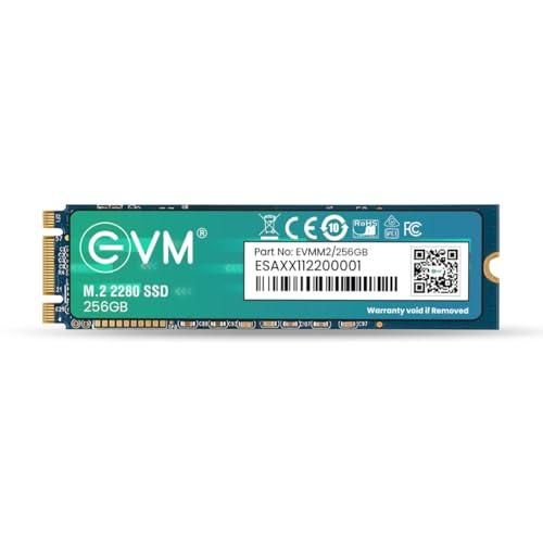 EVM M.2 (2280) 256GB SATA Internal SSD - Read: 530MB/s & Write: 420MB/s - Solid State Drive with 5 Years Warranty (EVMM2/256GB)