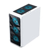 Ant Esports ICE- 112 Mid- Tower Computer Case/Gaming Cabinet - White | Support ATX, Micro-ATX, ITX | Pre-Installed 3 Front Fans & 1 Rear Fan