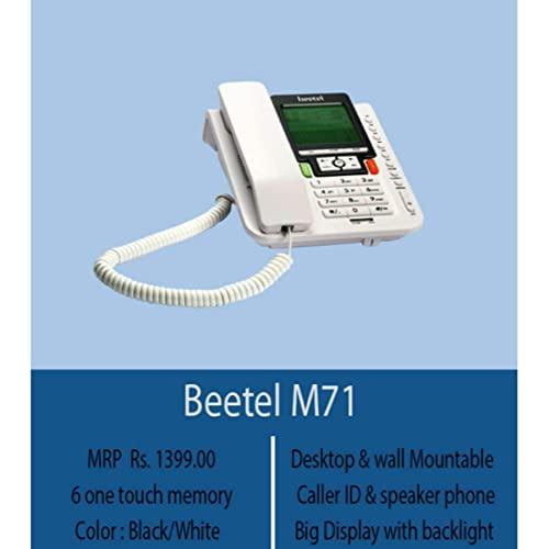 Beetel M71 Corded Landline Phone White