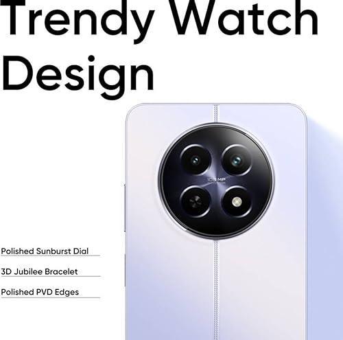 realme 12 5G (Twilight Purple, 8GB RAM 128 GB Storage) | 108 MP 3X Zoom Portrait Camera | Trendy Watch Design | 45 W SUPERVOOC Charge | 5000 mAh Massive Battery | Dual Stereo Speakers | Dynamic Button - Triveni World