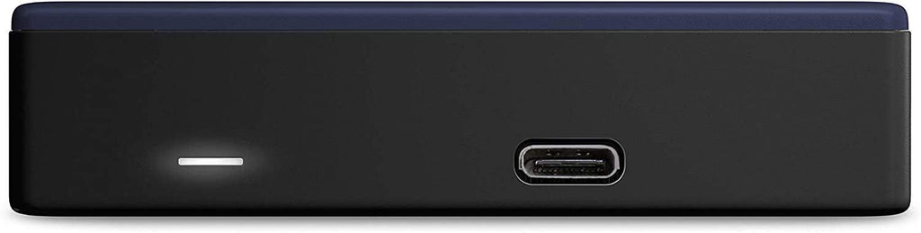 Western Digital WD 2TB My Passport Ultra Portable Hard Disk Metal Drive, USB-C & USB 3.1 with Automatic Backup,Password Protection, Compatible with Windows&Mac, External HDD-Blue