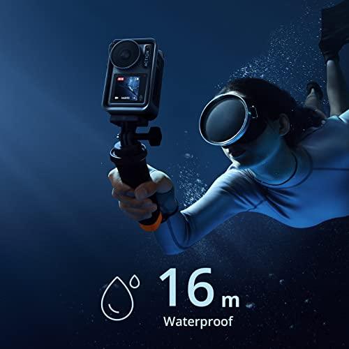 DJI Osmo Action 3 Standard Combo - Outdoor Action Camera with 4K/120fps Optical Zoom 4X & Super-Wide FOV, HorizonSteady, Waterproof, Cold Resistant & Long-Lasting, Vlog Camera for YouTube, Black