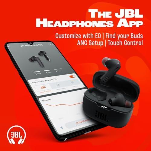 JBL Tune 235NC in Ear Wireless ANC Earbuds (TWS), Massive 40Hrs Playtime with Speed Charge, Customizable Bass with Headphones App, 4 Mics for Perfect Calls, Google Fast Pair, Bluetooth 5.2 (Black) - Triveni World