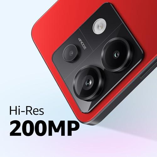 Redmi Note 13 Pro (Scarlet Red, 8GB RAM, 128GB Storage) | 1.5K AMOLED | 200MP Hi-Res Camera | Flagship 4nm SD 7s Gen 2 | 67W TurboCharge