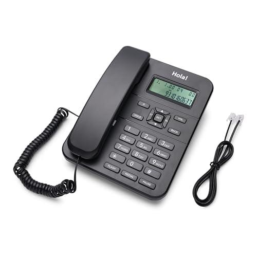 Hola TF 310 Caller Id Corded Landline Phone with CLI and Incoming and Outgoing Call List for Direct Dialing