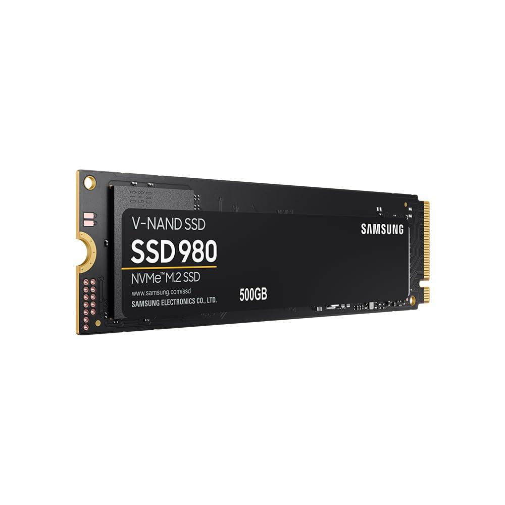 Samsung 980 500GB Up to 3,500 MB/s PCIe 3.0 NVMe M.2 (2280) Internal Solid State Drive (SSD) (MZ-V8V500)