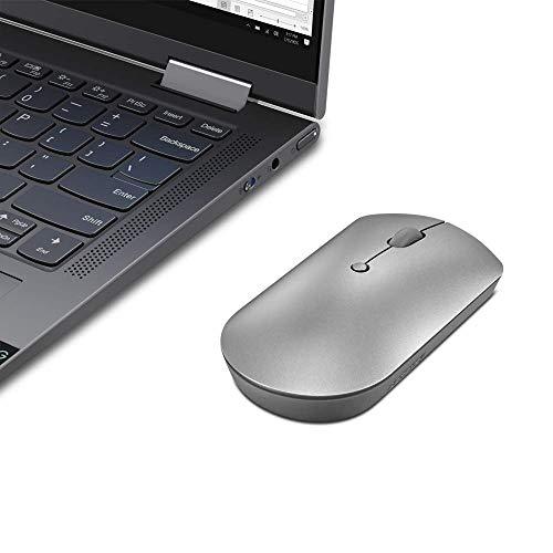 (Refurbished) Lenovo 600 Bluetooth Silent Mouse: Portable, Dongle-Free Multi-Device Connectivity 5.0 Wit