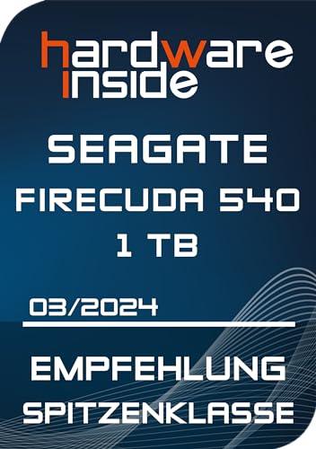 Seagate FireCuda 540 SSD 1TB Internal Solid State Drive - M.2 2280 PCIe Gen5, speeds up to 10,000MB/s and 2000TB TBW, with Rescue Services (ZP1000GM3A004)