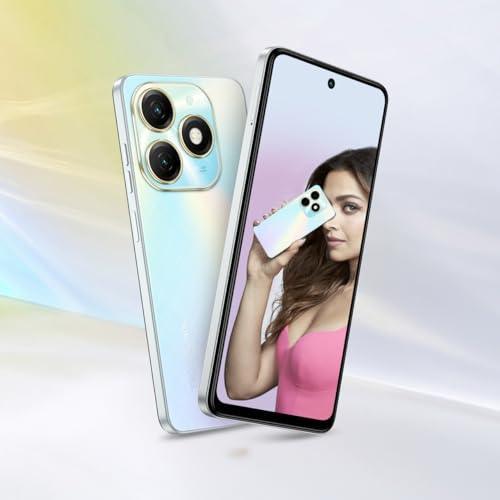 TECNO Spark 20 | Cyber White, (16GB*+256GB)| 32MP Selfie + 50MP Main Camera| 90Hz Dot-in Display with Dynamic Port & Dual Speakers with DTS| 5000mAh Battery |18W Type-C| Helio G85 Processor - Triveni World