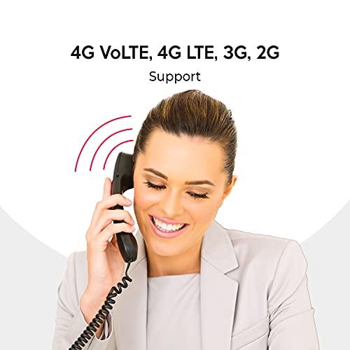 Beetel F5 4G is Colour LCD Screen,High-Performance detachnable 'TNC' Antenna,Supports 4G Volte, 4G, 3G, 2G Support,FM Radio,Bluetooth,Speed Dial 4 Direct Memory,Alarm,Basic Calculator(Black)