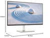 Dell-S2725HS-Silver 68.58cm (27") FHD Monitor 1920x1080 at100Hz, Built-in 5w Dual Speaker, Response Time: 4ms(Extreme), 99% sRGB(typical), Ficker Free, Brightness: 300 cd/m2 (typical), Ports: 2X HDMI