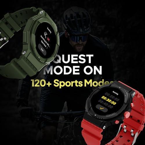 Fire-Boltt Newly Launched Quest Smartwatch 1.39" Full Touch GPS Tracking Smart Watch Bluetooth Calling, 100+ Sports Modes, 360 * 360 Pixel High Resolution, Health Suite & Rugged Outdoor Built - Triveni World