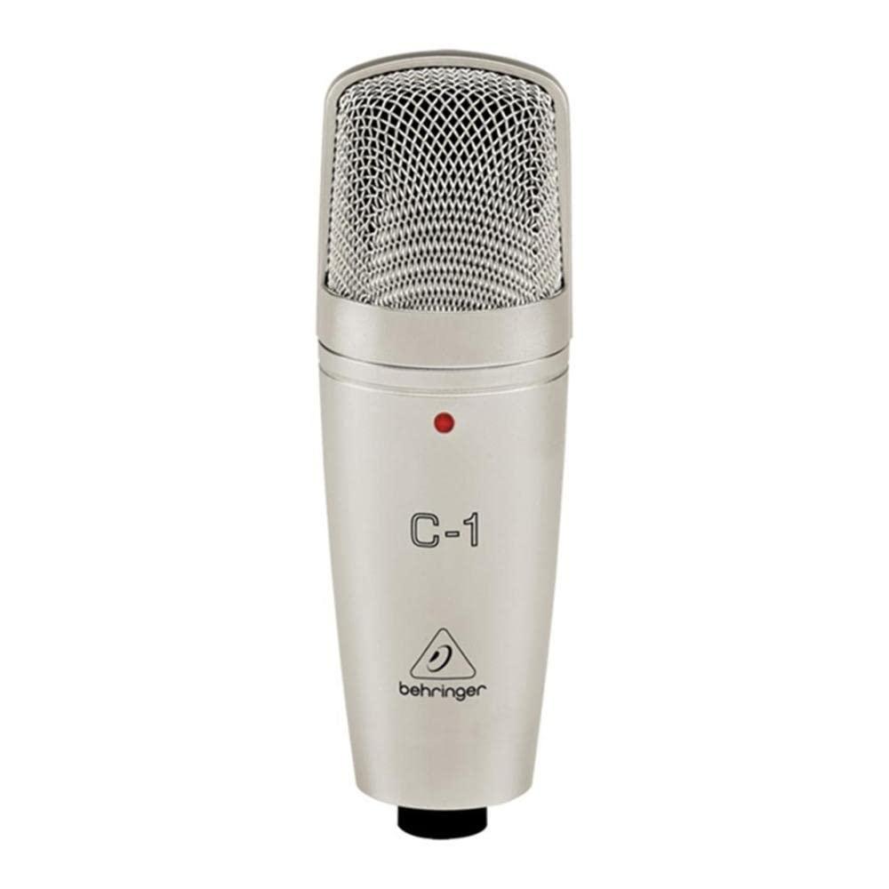 Behringer C-1 Studio XLR Condenser Unidirectional Microphone (Silver)