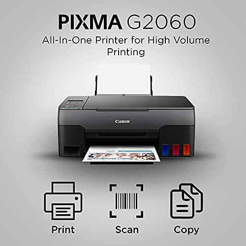 Canon PIXMA G2060 All-in-One High Speed Ink Tank Colour Printer (Black)