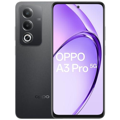 OPPO A3 Pro 5G (Starry Black, 8GB RAM, 128GB Storage)|6.67” HD+ 120Hz Refresh Rate Screen | 45W SUPERVOOC|with No Cost EMI/Additional Exchange Offers