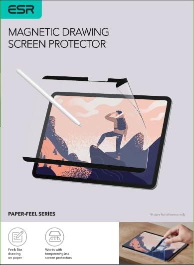 ESR iPad Air 11 inch M2 (2024) Paper-Feel Magnetic Screen Protector, Paper-Touch Guard for Air 6, Write and Draw Like on Paper, Detachable and Reusable, Compatible with Tempered Film, Matte Finish