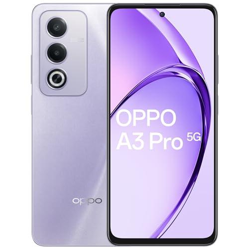 OPPO A3 Pro 5G (Moonlight Purple, 8GB RAM, 128GB Storage)|6.67” HD+ 120Hz Refresh Rate Screen | 45W SUPERVOOC|with No Cost EMI/Additional Exchange Offers