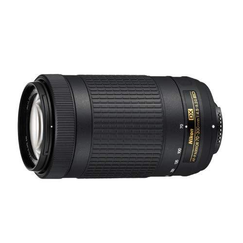 Nikon AF-P DX NIKKOR 70-300 mm f/4.5-6.3G ED VR Lens for DSLR Cameras (Black)