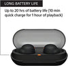 Sony WF-C500 Truly Wireless Bluetooth Earbuds with 20Hrs Battery, True Wireless Earbuds with Mic for Phone Calls, Quick Charge, Fast Pair, 360 Reality Audio, Upscale Music - DSEE, App Support - Black - Triveni World