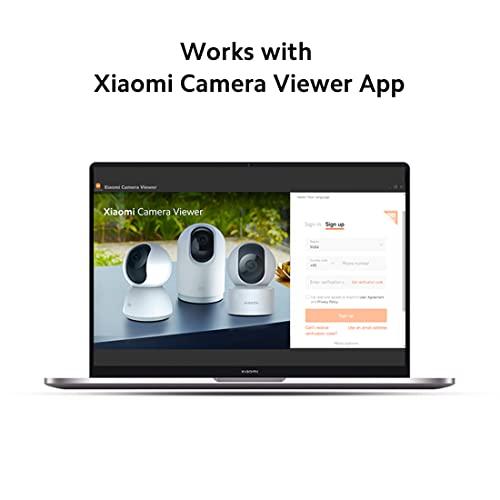 Xiaomi Mi Wireless Home Security Camera 2i | Full HD Picture | 360 View | 2MP CCTV | AI Powered Motion Detection | Enhanced Night Vision| Talk Back Feature (2 Way Calling), 1080p, White