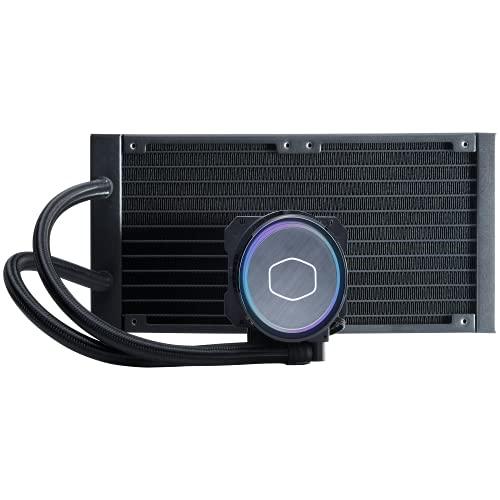 Cooler Master ML240 Illusion CPU Liquid Cooler - Black | Support Intel & AMD CPU Socket AM5, AM4, AM3, LGA1700, 1200, 2066, 1151 | 3rd Gen Dual Chamber Pump | 240mm AIO | ARGB Controller Included