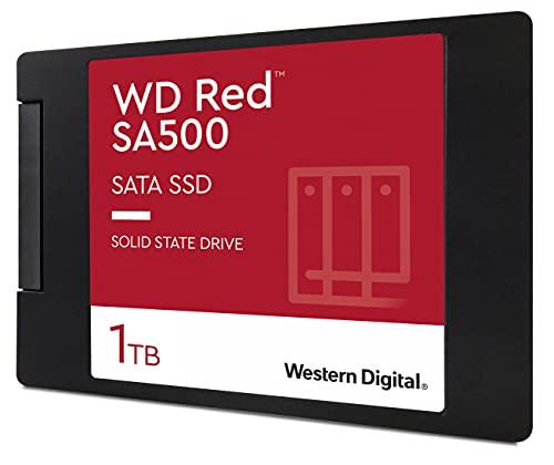 Western Digital WDS100T1R0A-EC SA500 Internal WD Red SATA SSD, 1TB 2.5 Inch (Read Up to 560MB/s Write Max) NAS 5 Years Warranty