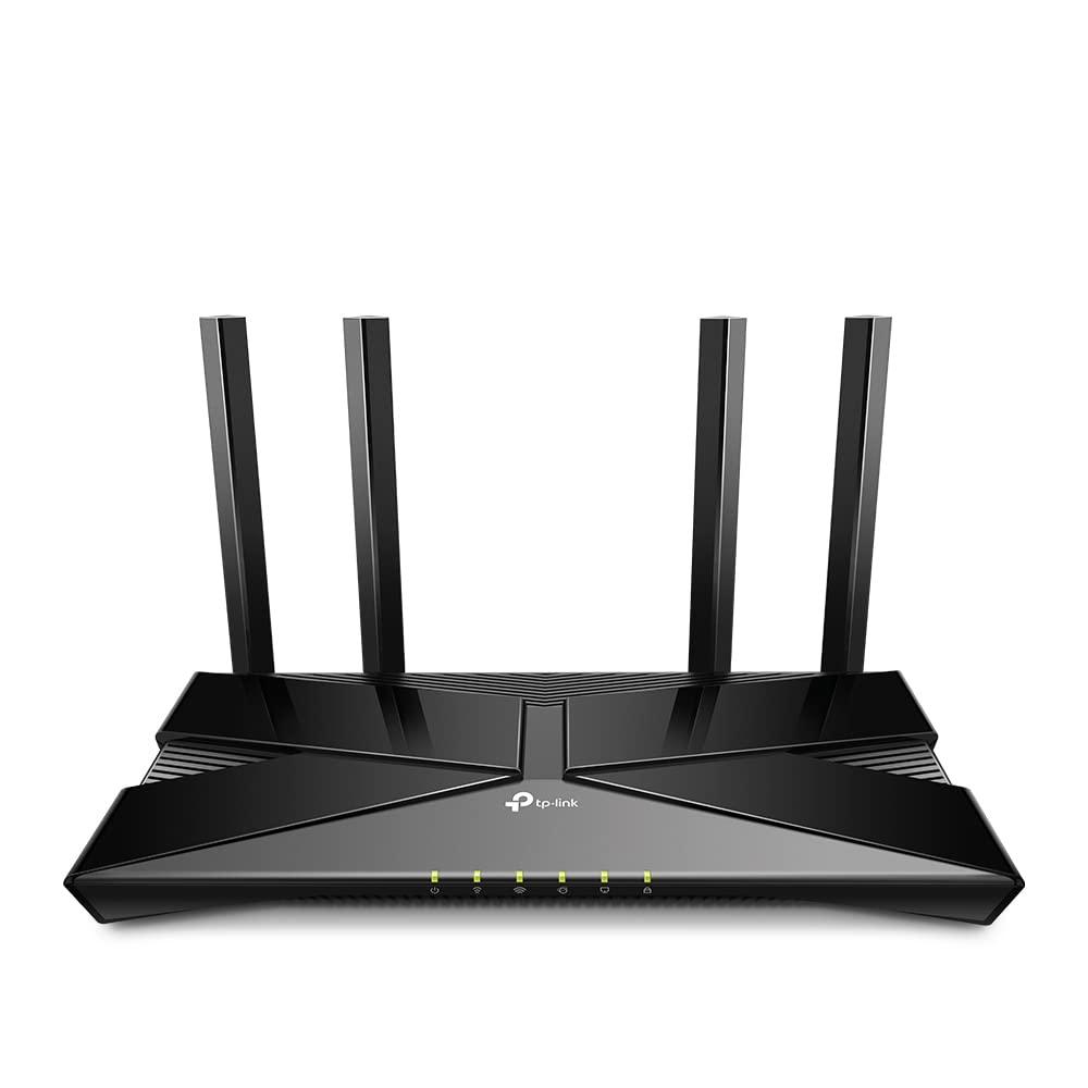 TP-Link Next-Gen Wi-Fi 6 AX3000 Mbps Gigabit Dual Band Smart Wireless Router, OneMesh Supported, Dual-Core CPU,HomeShield, Ideal for Gaming Xbox/PS4/Steam, Plug and Play (Archer AX53), Black