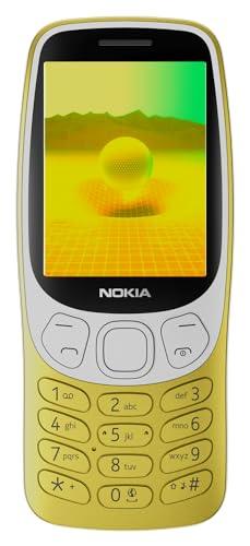 Nokia 3210 4G | All-new Classic Keypad Phone with Dual SIM, YouTube, Scan & Pay UPI, Rear Camera, Wireless FM Radio, MP3 Player, Bluetooth & USB Type C | Y2K Gold