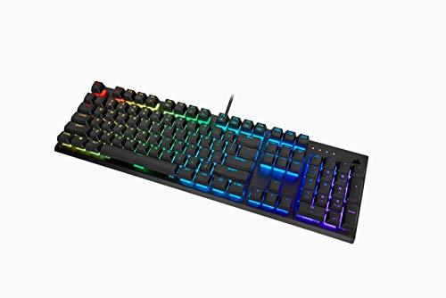 Corsair K60 RGB Pro Cherry USB Mechanical Key Switches -Durable Aluminum Frame -Customizable Per-Key RGB Backlighting Gaming Keyboard - Black