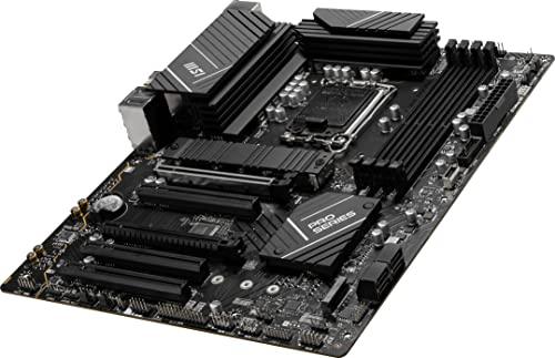 MSI PRO B760-P WiFi DDR4 ATX Motherboard- Powerful Performance, Reliable Connectivity, Sleek Design, Supports Intel Core 12th & 13th Gen Processors, DDR4, PCIe 5.0, USB 3.2 Gen2