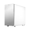 Fractal Design Define 7 White Solid E-ATX Mid-Tower Gaming Cabinet Case with Three Pre-Installed Dynamic X2 GP-14 Fans and Anodized Aluminum Front Panel (FD-C-DEF7A-09)