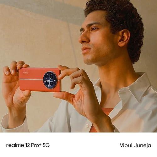 realme 12 Pro+ 5G (Explorer Red, 12GB RAM, 256GB Storage) | 6.7" 120Hz Curved AMOLED Display | 64MP Periscope + 50MP Sony IMX 890 OIS Camera + 8MP | 32MP Selfie Camera | 67W Super VOOC Charge - Triveni World