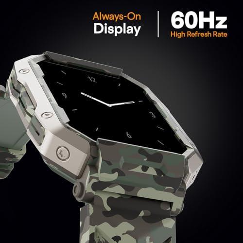 Fire-Boltt Cobra Smart Watch 1.78" Always-On AMOLED Display, Army Grade Strong Build, Bluetooth Calling with 123 Sports Modes, 60 Hz Refresh Rate, IP68 Rating - Triveni World