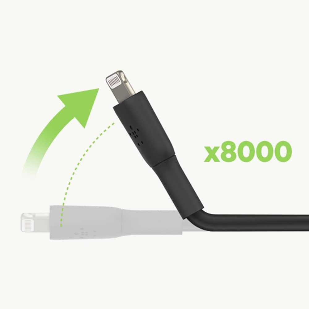 Belkin Apple Certified PVC Lightning to USB-C Charge and Sync Cable, 3.3 Feet / 1 Meters, Black