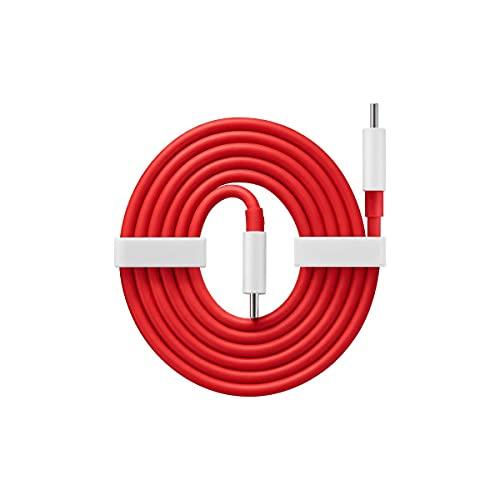 OnePlus Warp Charge Type-C To Type-C Cable 100Cm, Compatible With Smartphone, Red,White