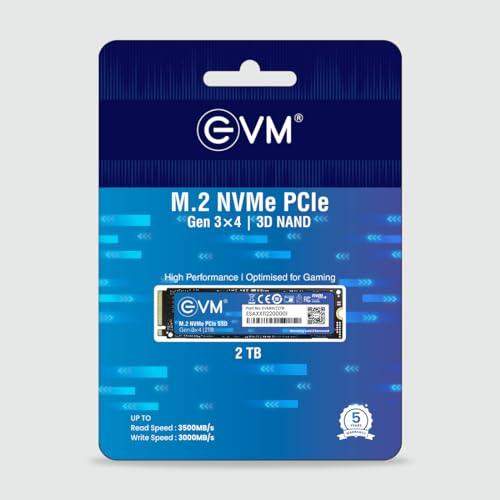 EVM M.2 NVMe (2280) 2TB Internal SSD - 3500MB/s Read - PCIe Interface Gen 3x4-4X Faster Than SATA SSD- 5 Year Warranty (EVMNV/2TB)