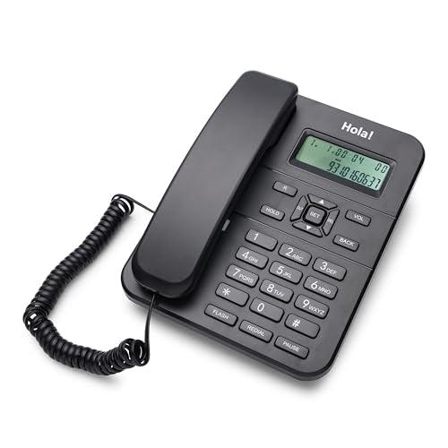 Hola TF 310 Caller Id Corded Landline Phone with CLI and Incoming and Outgoing Call List for Direct Dialing