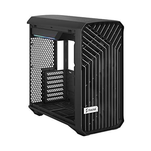 Fractal Design Torrent Compact Black Tempered Glass TG Dark Tint Window High-Airflow Mid Tower Computer Case/Cabinet/Chassis - FD-C-TOR1C-01