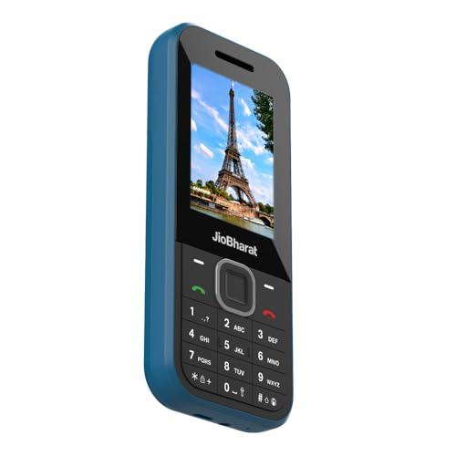 JioBharat B2 4G Keypad Phone with JioTV, JioCinema, JioSaavn, JioPay (UPI), JioChat, JioPhotos Powerful 2000mAh Battery, LED Torch, Digital Camera |Blue | Locked for JioNetwork