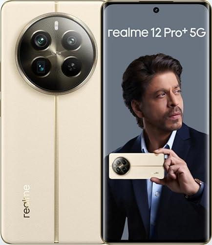 realme 12 Pro+ 5G (Navigator Beige, 8GB RAM, 256GB Storage) | 6.7" 120Hz Curved AMOLED Display | 64MP Periscope + 50MP Sony IMX 890 OIS Camera + 8MP | 32MP Selfie Camera | 67W Super VOOC Charge - Triveni World