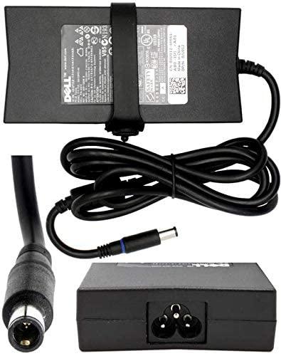 Dell 130W 240V Slim 7.4 MM Pin Laptop Charger Adapter For Alienware, Inspiron 15, Latitude, Precision And Vostro 15 Models - Black Without Power Cord