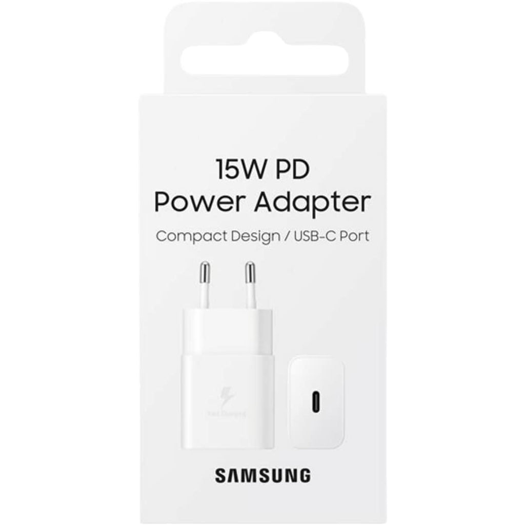 Samsung Original 25W Single Port, Type-C Fast Charger, (Cable not Included), WHITE