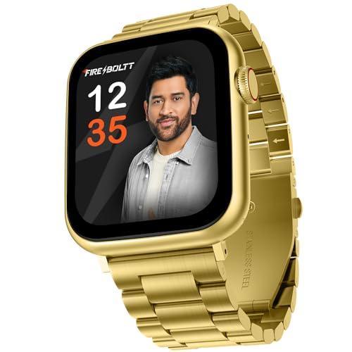 Fire-Boltt Lumos Stainless Steel Luxury Smart Watch with 1.91” Large Display, Bluetooth Calling, Voice Assistant, 100+ Sports Modes - Triveni World