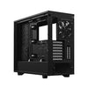 Fractal Design Define 7 Dark Tempered Glass E-ATX Mid-Tower Gaming Cabinet Case with Three Pre-Installed Dynamic X2 GP-14 Fans and Anodized Aluminum Front Panel (FD-C-DEF7A-03), Black