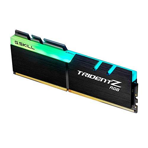 G.Skill Trident Z RGB 32GB(2x16GB) DDR4-3600MHz CL18-22-22-42 1.35V Desktop Memory RAM - F4-3600C18D-32GTZR, Black