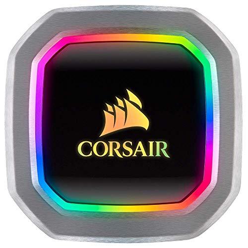 Corsair Hydro Series H100i RGB Platinum Liquid CPU Cooler Cold Plate and Low-Noise Pump (CW-9060039-WW)