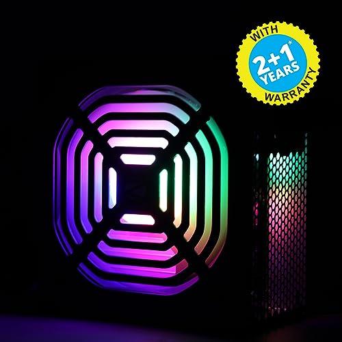 ZEBRONICS ZS500 500W Non Modular Power Supply with Silent 120mm RGB Fan, SATA x 3, 12V 28A (Max.), Over Voltage/Short Circuit Protection