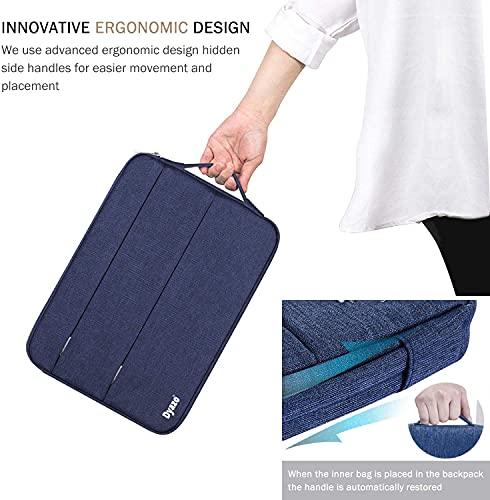 Dyazo Office Protective Laptop Sleeve | Case Cover with Handle for All 15 Inch to 15 .6" Laptops, Notebooks (Blue)