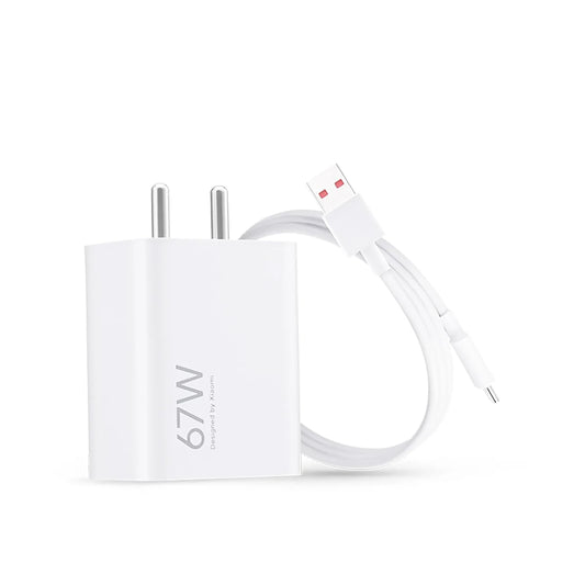 Sounce 67W Mi Xiaomi Fast USB Type C Charger Compatible for Mobile,Power Banks Fast Charging|Mi 9 10 11 Pro 9Se CC9 Pro Note 10 Lite Redmi K MI 10T Pro 5G 10i Poco X3 Note 9 10 K30 Charger with Cable